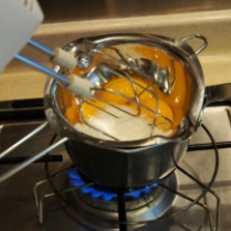 Sit the saucepan over low heat